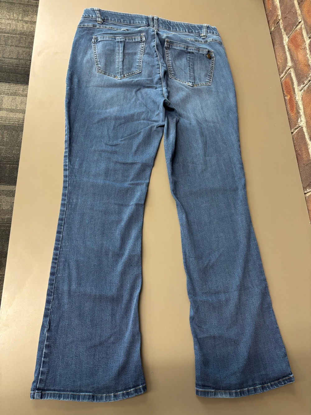 Democracy Kathryn Ab Solution Itty Bitty Bootcut Dark Jean - Picture 6 of 8